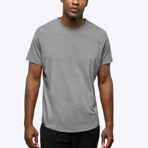 🔥 EUC CUTS CLOTHING AO Curve-Hem Tee : Heather Grey : XL 🔥 - Picture 1 of 3